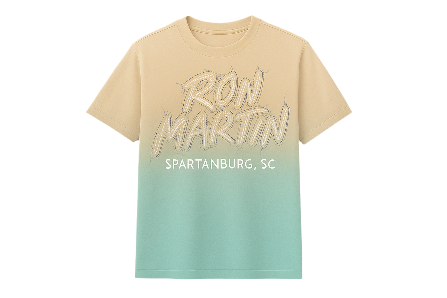 Ron Martin “Spartanburg, SC” Gradient Tee